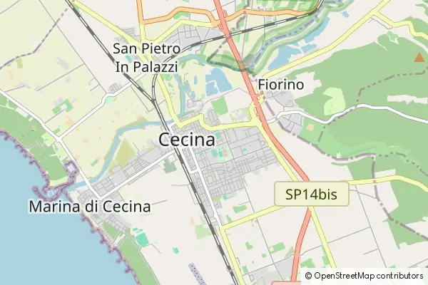 Mapa Cecina