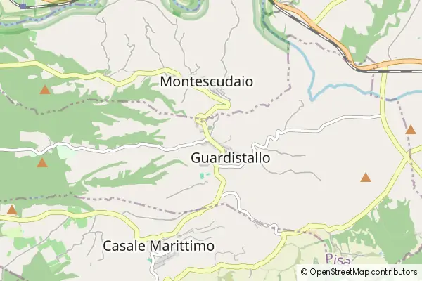 Mapa Guardistallo