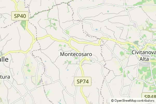 Mapa Montecosaro