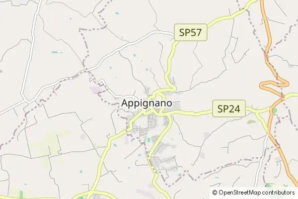 Mapa Appignano