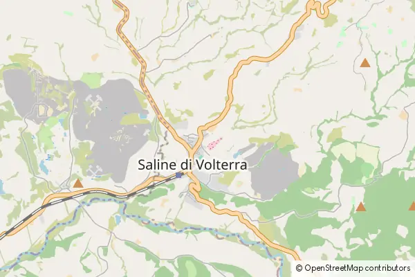 Mapa Saline di Volterra