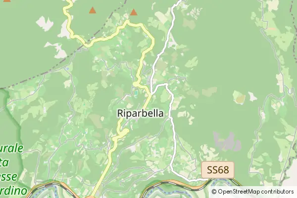 Mapa Riparbella