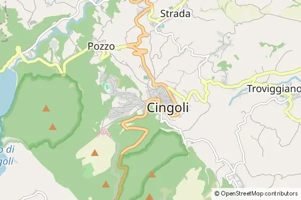 Mapa Cingoli