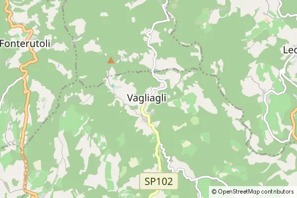 Mapa Vagliagli