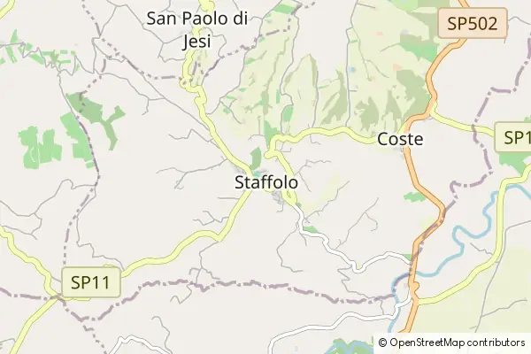 Mapa Staffolo