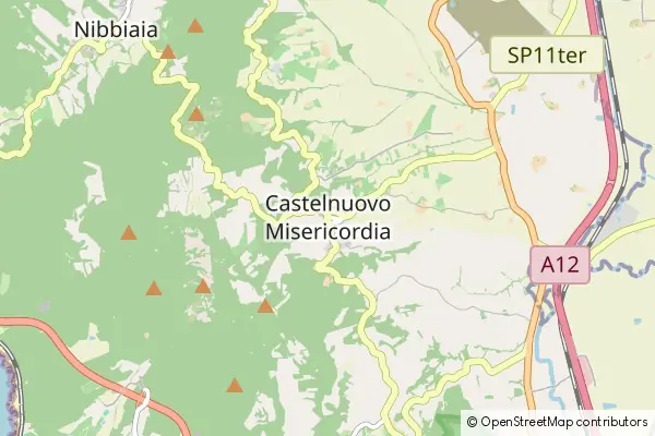 Mapa Castelnuovo Misericordia