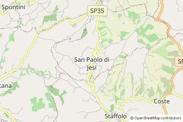 Mapa San Paolo di Jesi