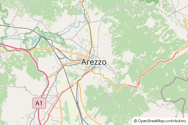 Mapa Arezzo