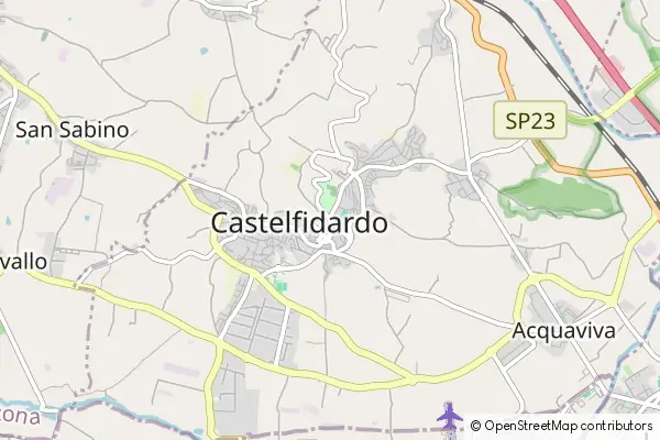 Mapa Castelfidardo