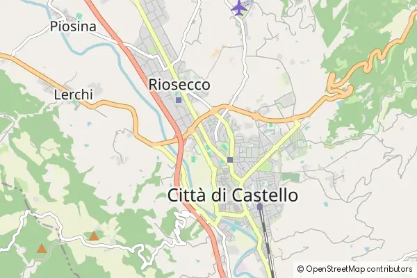 Mapa Città di Castello