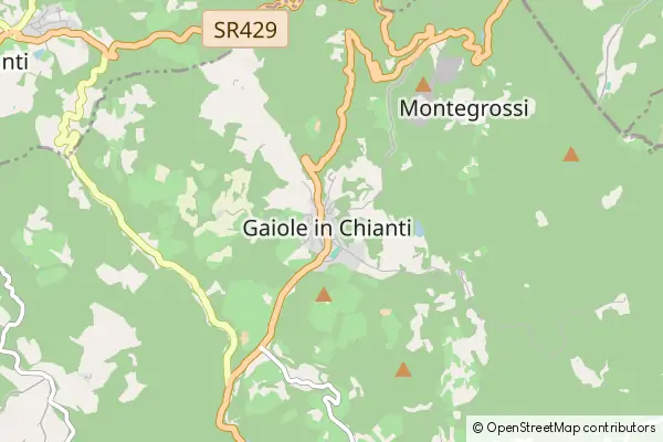 Mapa Gaiole in Chianti