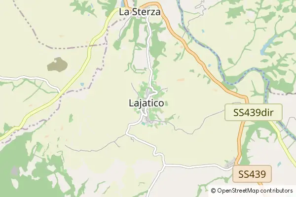 Mapa Lajatico