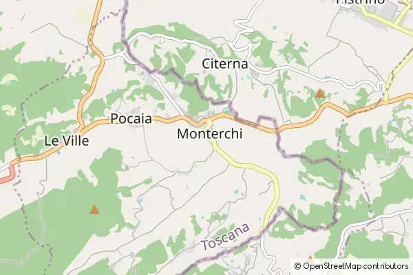 Mapa Monterchi