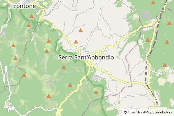 Mapa Serra Sant'Abbondio