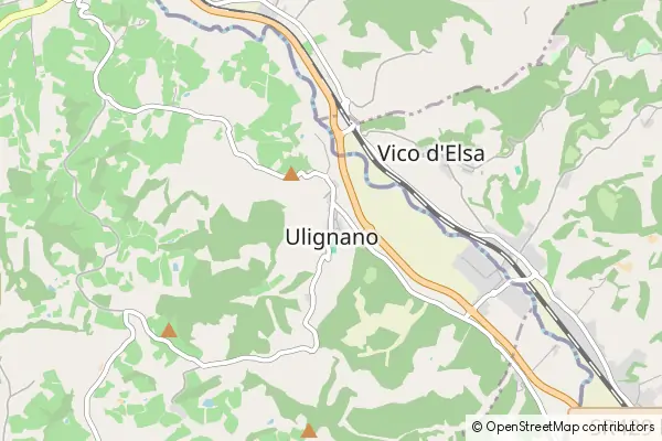 Mapa Ulignano