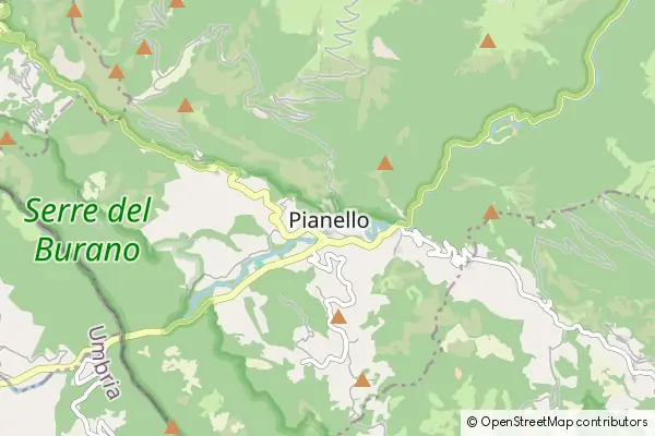 Mapa Pianello