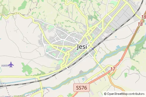 Mapa Jesi