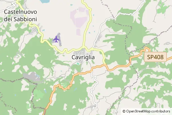 Mapa Cavriglia