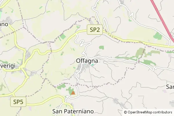 Mapa Offagna