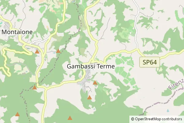 Mapa Gambassi Terme