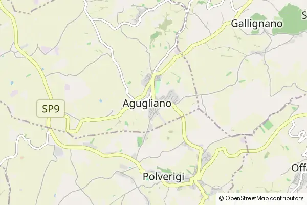 Mapa Agugliano