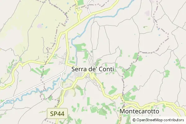 Mapa Serra de' Conti