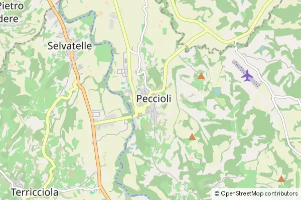 Mapa Peccioli