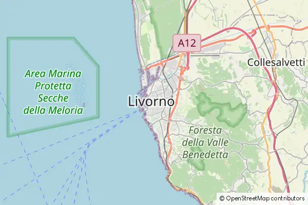 Mapa Livorno