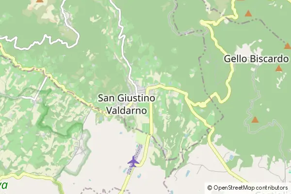 Mapa San Giustino Valdarno