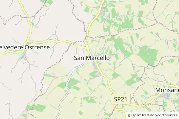 Mapa San Marcello