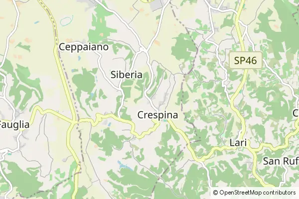 Mapa Crespina