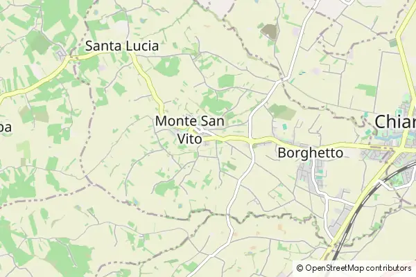 Mapa Monte San Vito