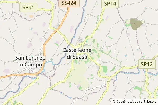 Mapa Castelleone di Suasa