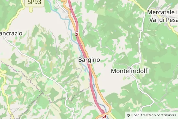 Mapa Bargino