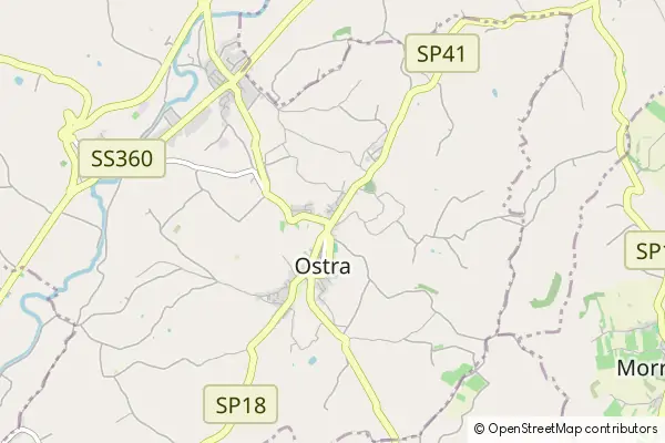 Mapa Ostra