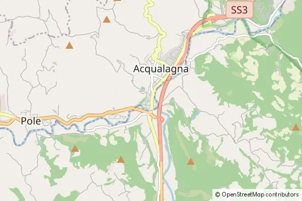 Mapa Acqualagna