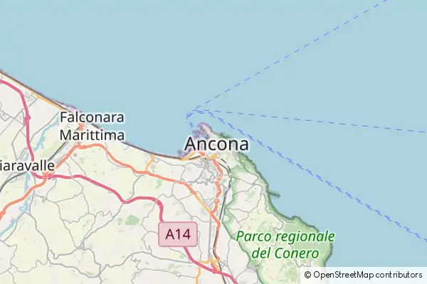 Mapa Ankona