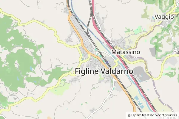 Mapa Figline e Incisa Valdarno