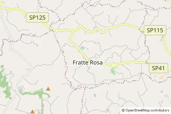 Mapa Fratte Rosa