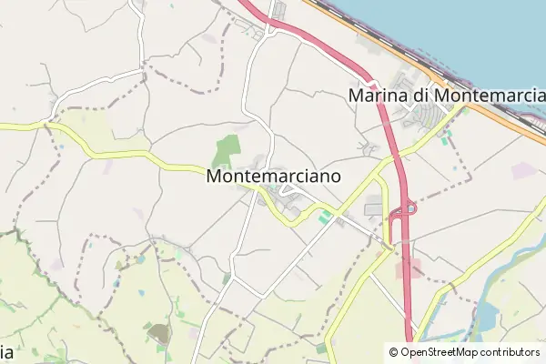 Mapa Montemarciano