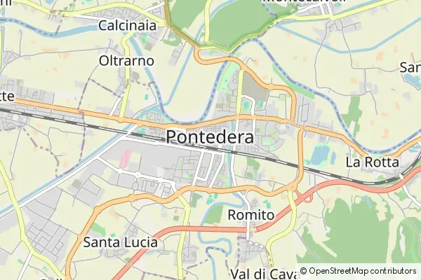 Mapa Pontedera