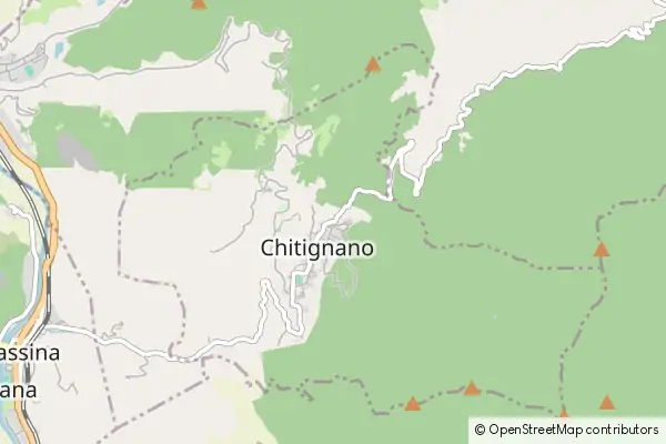 Mapa Chitignano