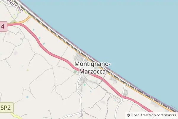 Mapa Marzocca