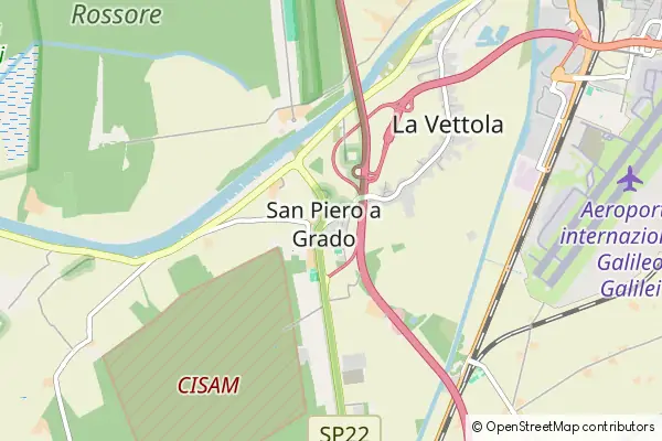 Mapa San Piero a Grado