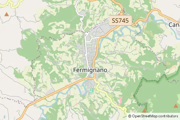 Mapa Fermignano