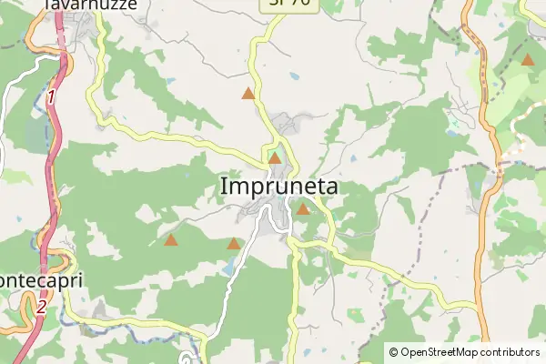 Mapa Impruneta