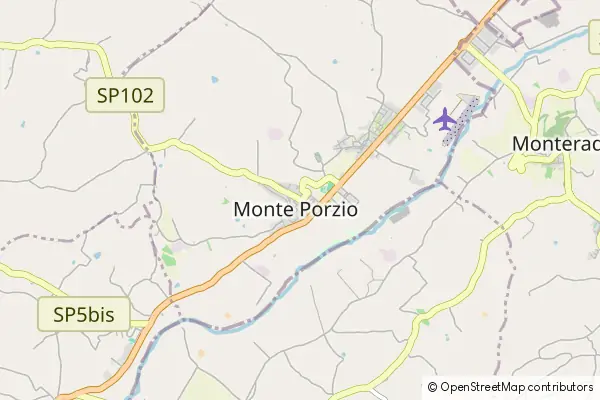 Mapa Monte Porzio