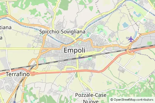 Mapa Empoli