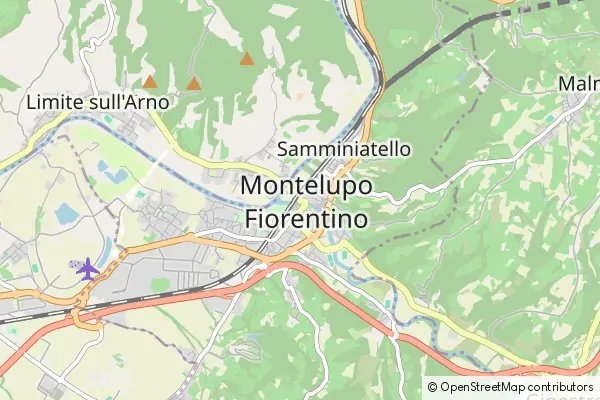 Mapa Montelupo Fiorentino