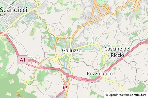 Mapa Galluzzo